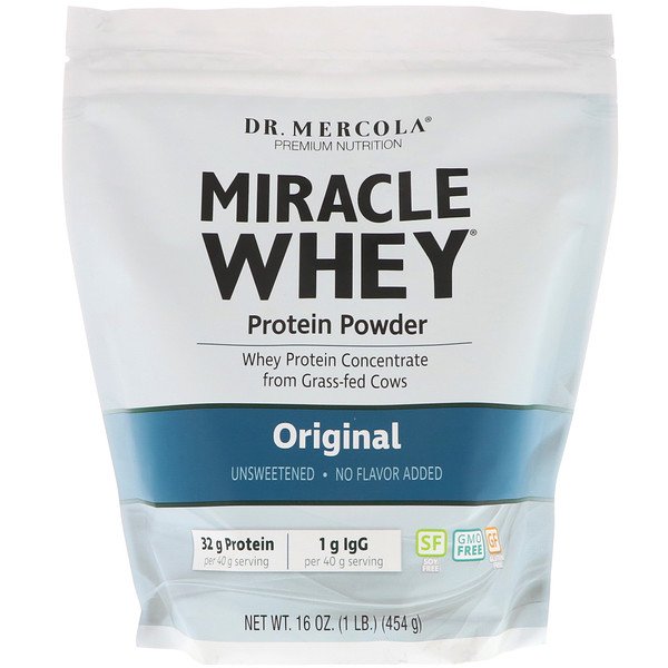 Dr. Mercola, Miracle Whey Protein Powder, Original, 16 oz (454 g)