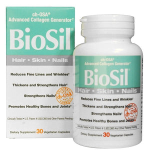 BioSil by Natural Factors, ch-OSA Advanced Collagen Generator, 30 Vegetarian Capsules