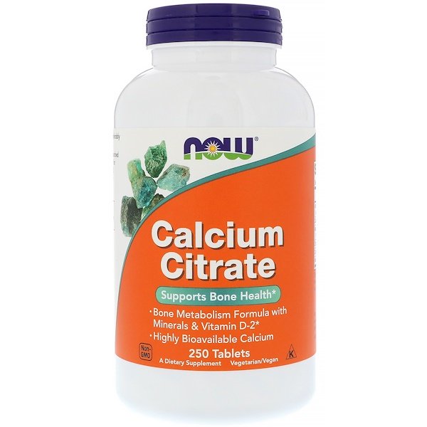 Now Foods, Calcium Citrate, 250 Tablets