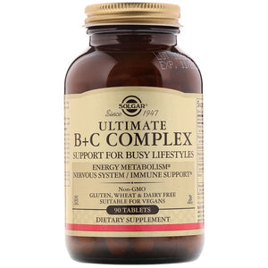 Solgar, Ultimate B+C Complex, 90 Tablets