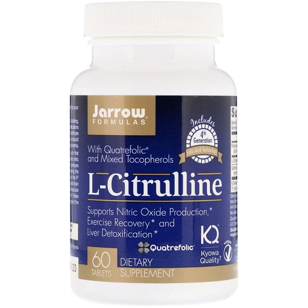 Jarrow Formulas, L-Citrulline, 60 Tablets