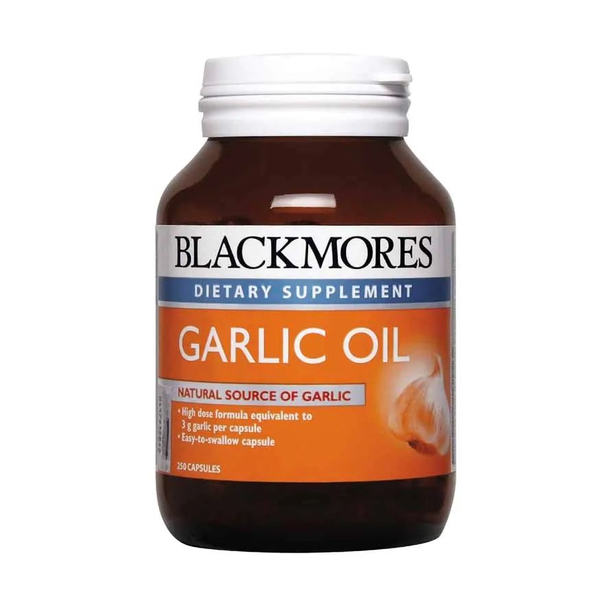 Blackmores Garlic Oil 250 Capsules