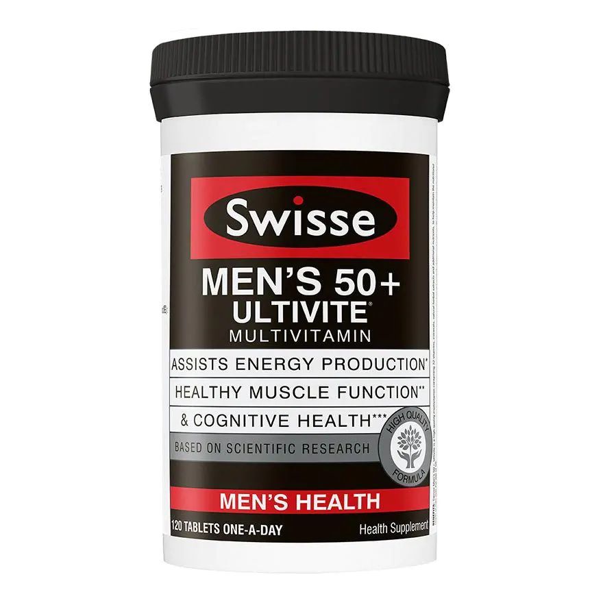 Swisse Men’s 50+ Ultivite Multivitamin 120'S