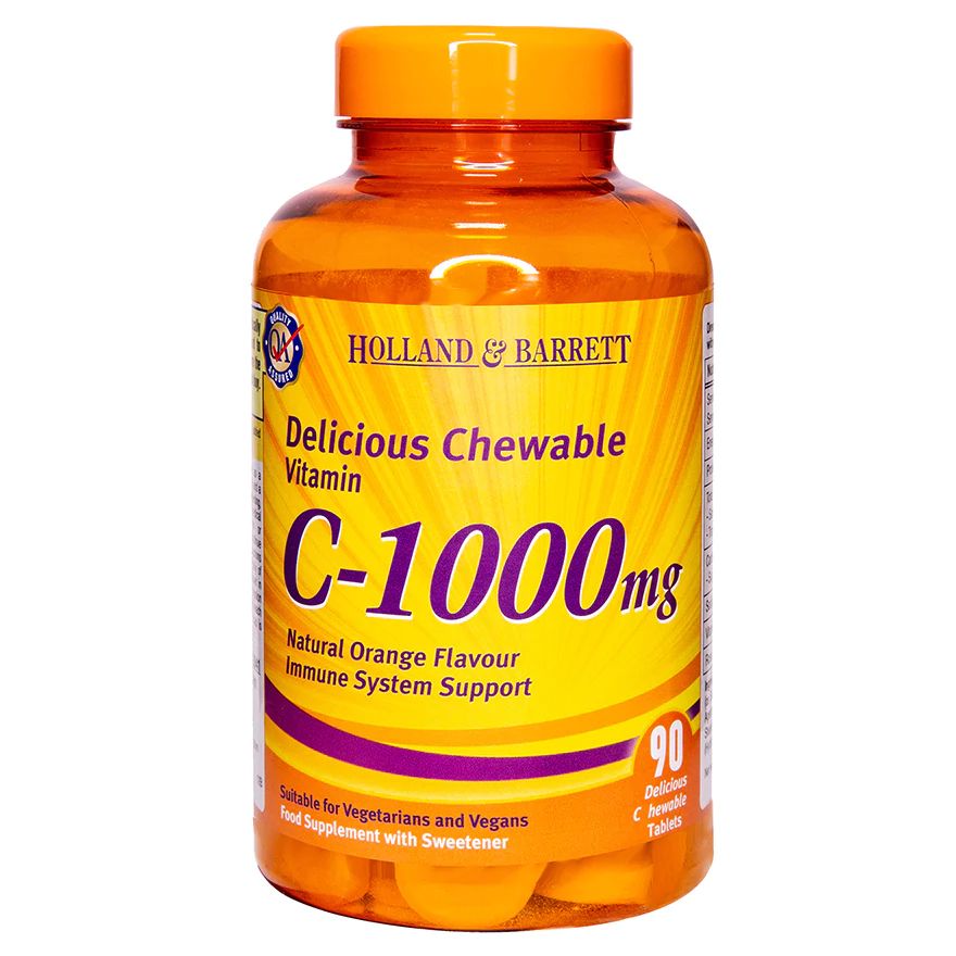 H&B CHEWABLE VIT C 1000MG 90s