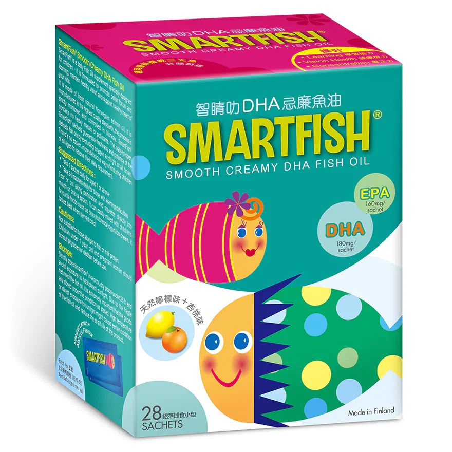 Smartfish® Smooth Creamy DHA Fish Oil Sachet (28's)