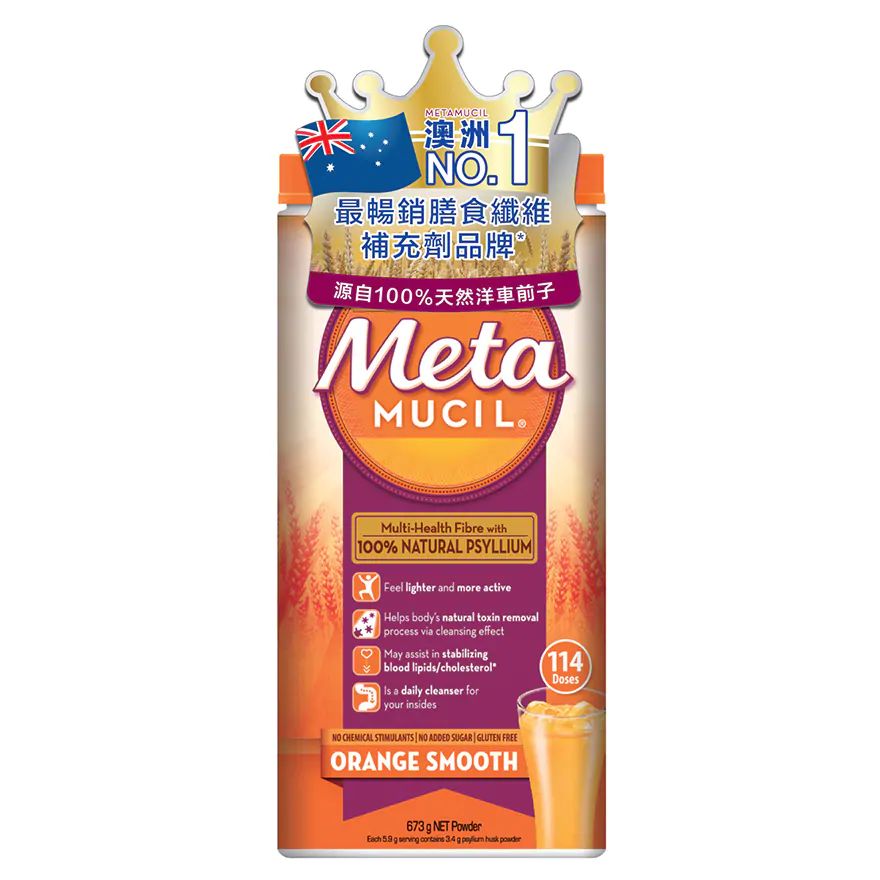 Metamucil Orange Smooth 114 Dose (673g)