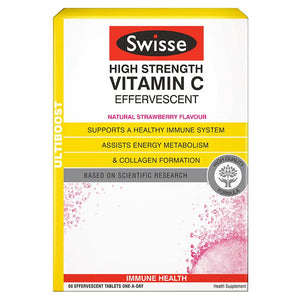 Swisse Ultiboost High Strength Vitamin C effervescent 60'S