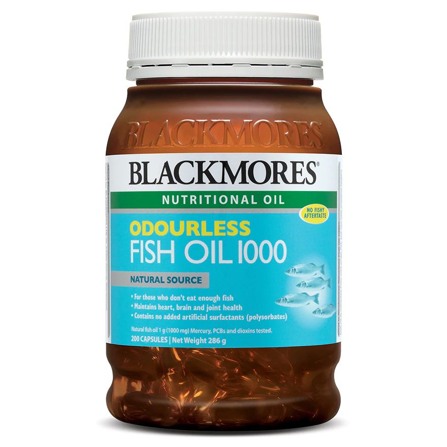 Blackmores Odourless Fish Oil 1000 200 Capsules