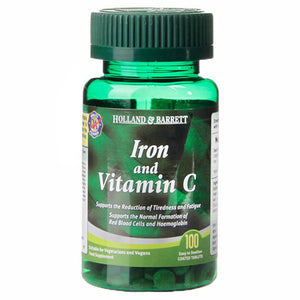 H&B IRON AND VITAMIN C 100s