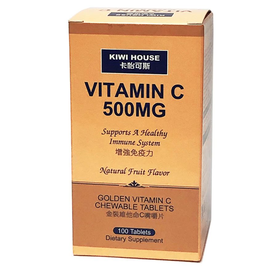 Golden Vitamin C 500mg Chewable Tablets 100s