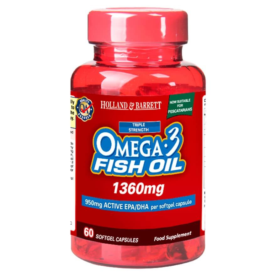 H&B Omega 3 Fish Oil 
Triple Strength  60s