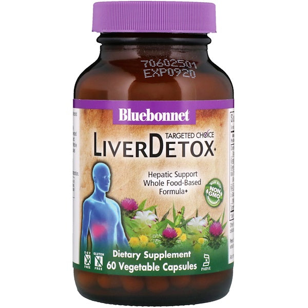 Bluebonnet Nutrition, Targeted Choice, Liver Detox, 60 Vegetable Capsules