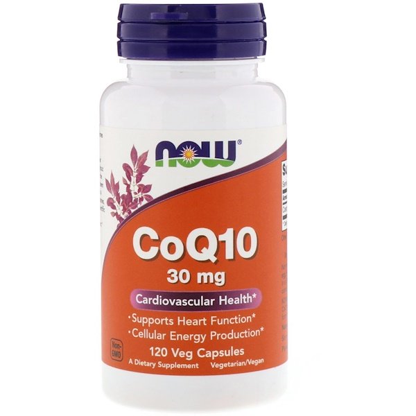 Now Foods, CoQ10, 30 mg, 120 Veg Capsules