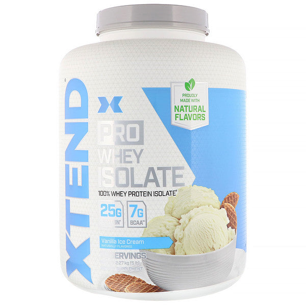 Scivation, Xtend Pro, Whey Isolate, Vanilla Ice Cream, 5 lb (2.27 kg)