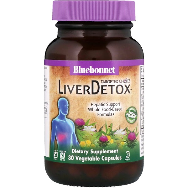 Bluebonnet Nutrition, Targeted Choice, Liver Detox, 30 Vegetable Capsules