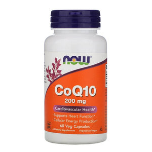 Now Foods, CoQ10, 200 mg, 60 Veg Capsules