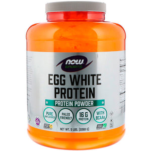 Now Foods, Sports, Egg White Protein Powder, 5 lbs (2268 g)