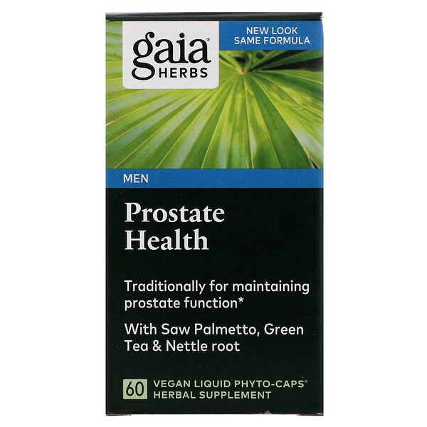 Gaia Herbs, Prostate Health, 60 Vegan Liquid Phyto-Caps