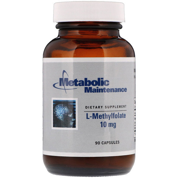 Metabolic Maintenance, L-Methylfolate, 10 mg, 90 Capsules