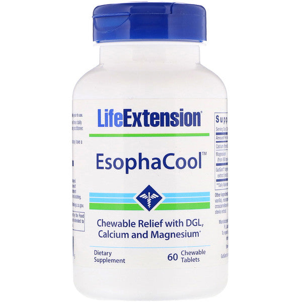 Life Extension, EsophaCool, 60 Chewable Tablets