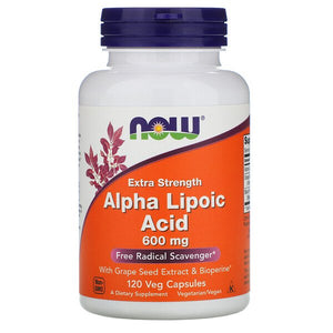 Now Foods, Alpha Lipoic Acid, Extra Strength, 600 mg, 120 Veg Capsules