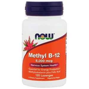 Now Foods, Methyl B-12, 5000 mcg, 120 Lozenges