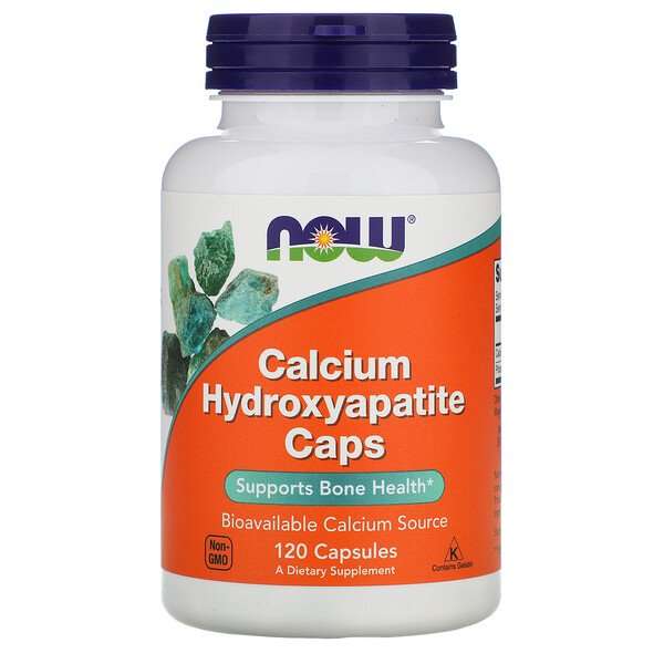 Now Foods, Calcium Hydroxyapatite Caps, 120 Capsules