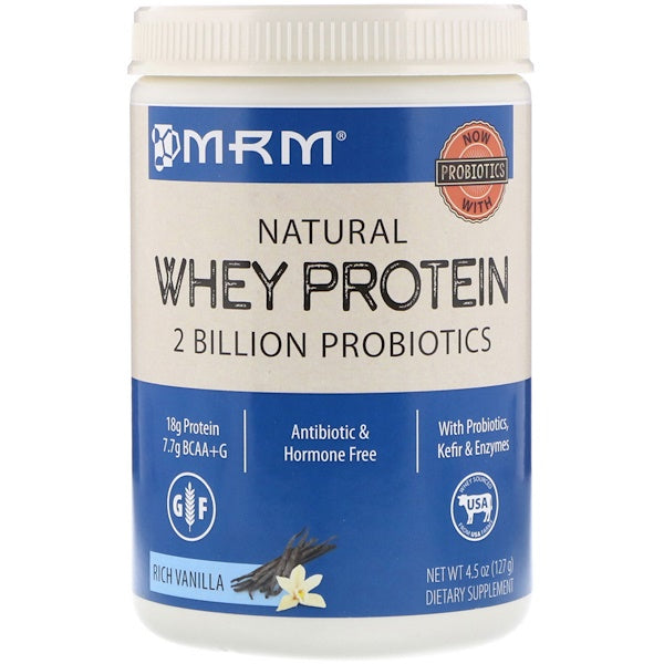 MRM, Natural Whey Protein, Rich Vanilla, 4.5 oz (127 g)