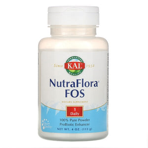 KAL, NutraFlora FOS, 4 oz (113 g)