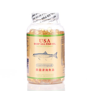 Mannings Usa Deep Sea Fish Oil 1000mg 200pcs