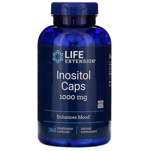 Life Extension, Inositol Caps, 1,000 mg, 360 Vegetarian Capsules