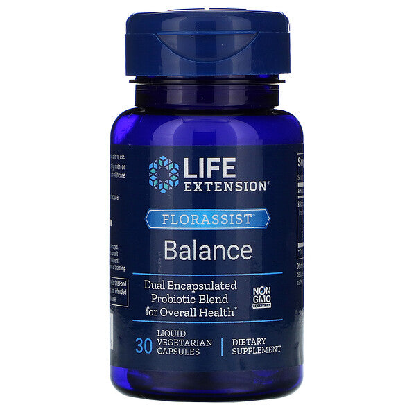 Life Extension, FLORASSIST Balance, 30 Liquid Vegetarian Capsules