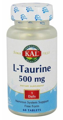 L-Taurine 500 mg 60 Capsules