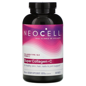 Neocell, Super Collagen + C, Collagen Type 1 & 3, 360 Tablets