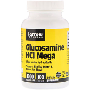 Jarrow Formulas, Glucosamine HCL Mega, 1,000 mg, 100 Tablets