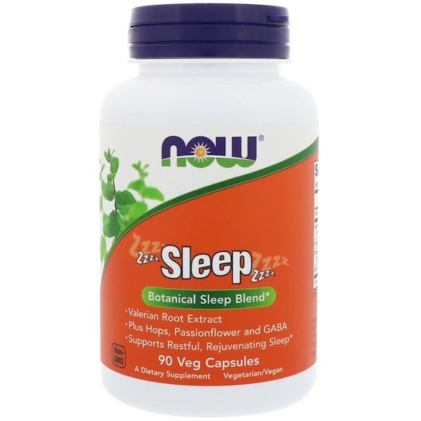 Now Foods, Sleep, Botanical Sleep Blend, 90 Veg Capsules