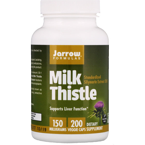 Jarrow Formulas, Milk Thistle, 150 mg, 200 Veggie Caps