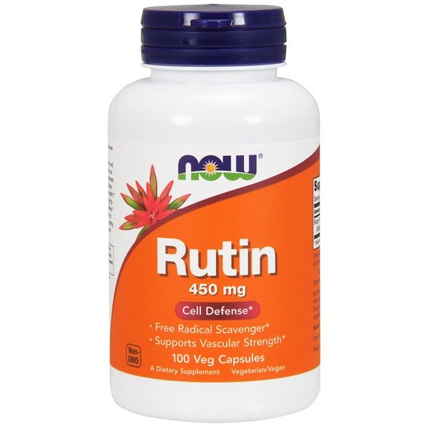 Now Foods, Rutin, 450 mg, 100 Veg Capsules