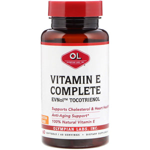 Olympian Labs, Vitamin E Complete, 60 Softgels