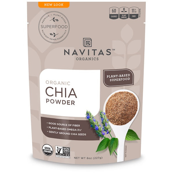 Navitas Organics, Organic Chia Powder, 8 oz (227 g)