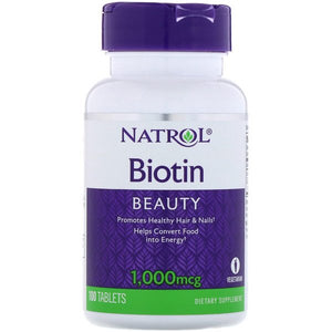 Natrol, Biotin, 1000 mcg, 100 Tablets