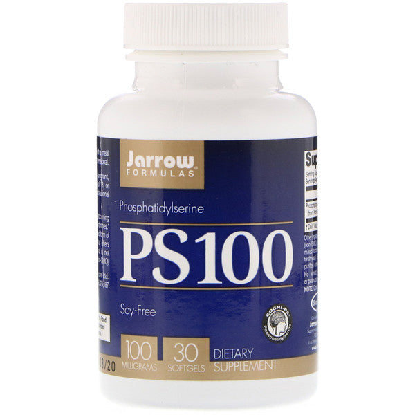 Jarrow Formulas, PS 100, Phosphatidylserine, 100 mg, 30 Softgels