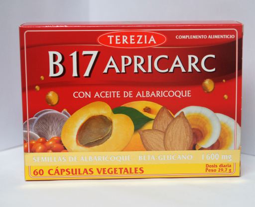 B17 Apricarc con Aceite de Albaricoque 60 Cápsulas Vegetales