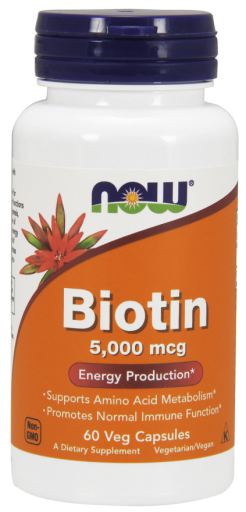 Biotin 5000 mg 60 Capsule