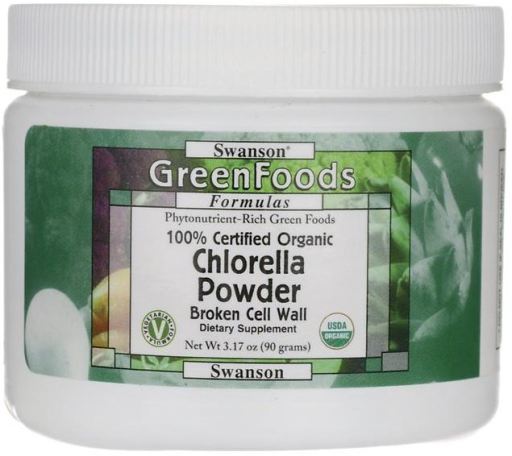 Chlorella Powder 100% Certified Organic 90 gr