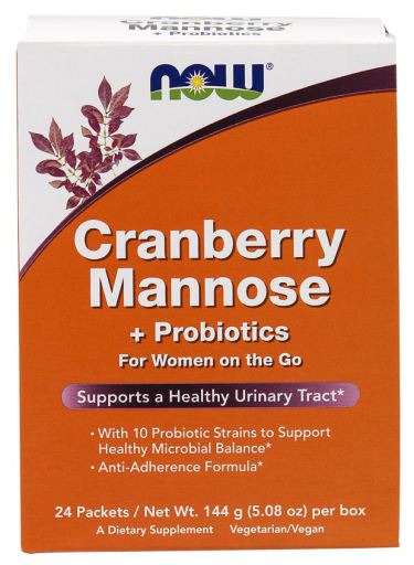 Cranberry Mannose + Probiotics 24 Packets