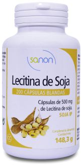 Lecitina de Soja 500 mg 200 Capsules