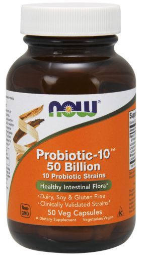 Probiotic 10 of 50 Billion 50 Vegetable Capsules