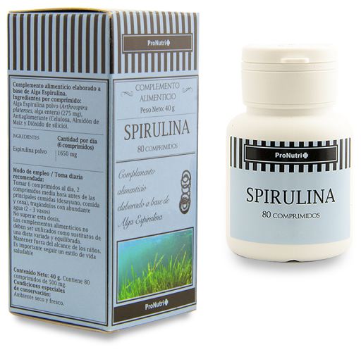 Spirulina 80 Comprimidos