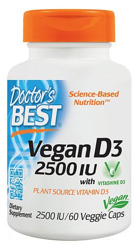 Vegan D3 2500 Iu 60 Veggie Capsules